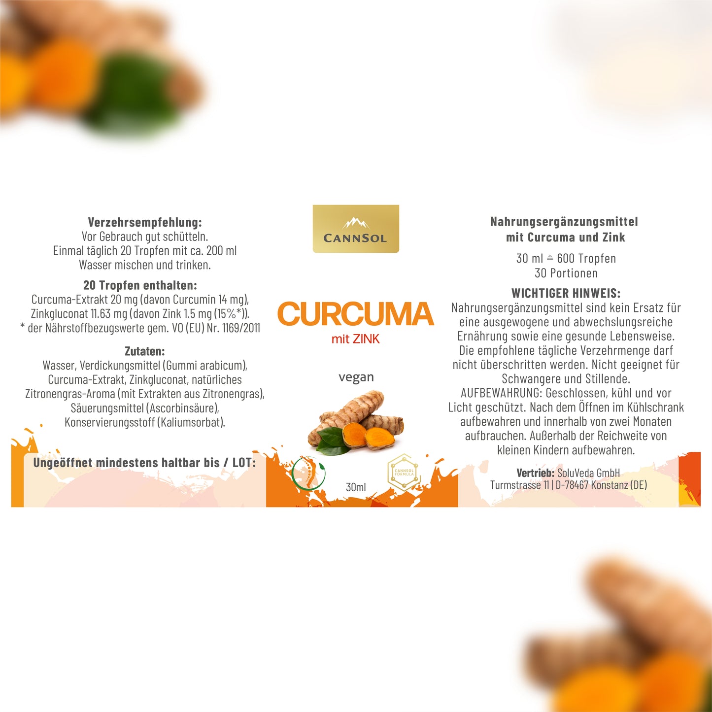 Curcuma mit Zink