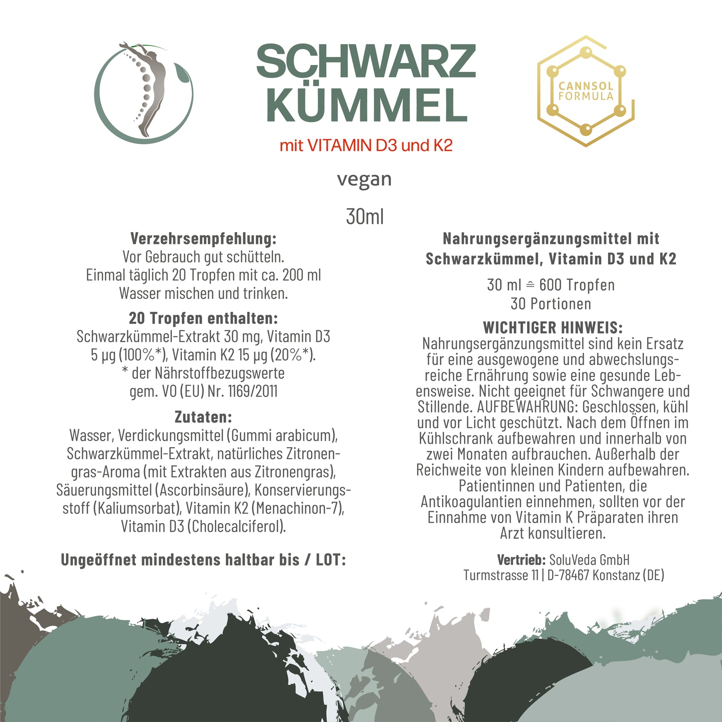 Schwarzkümmel mit Vit D3 & K2